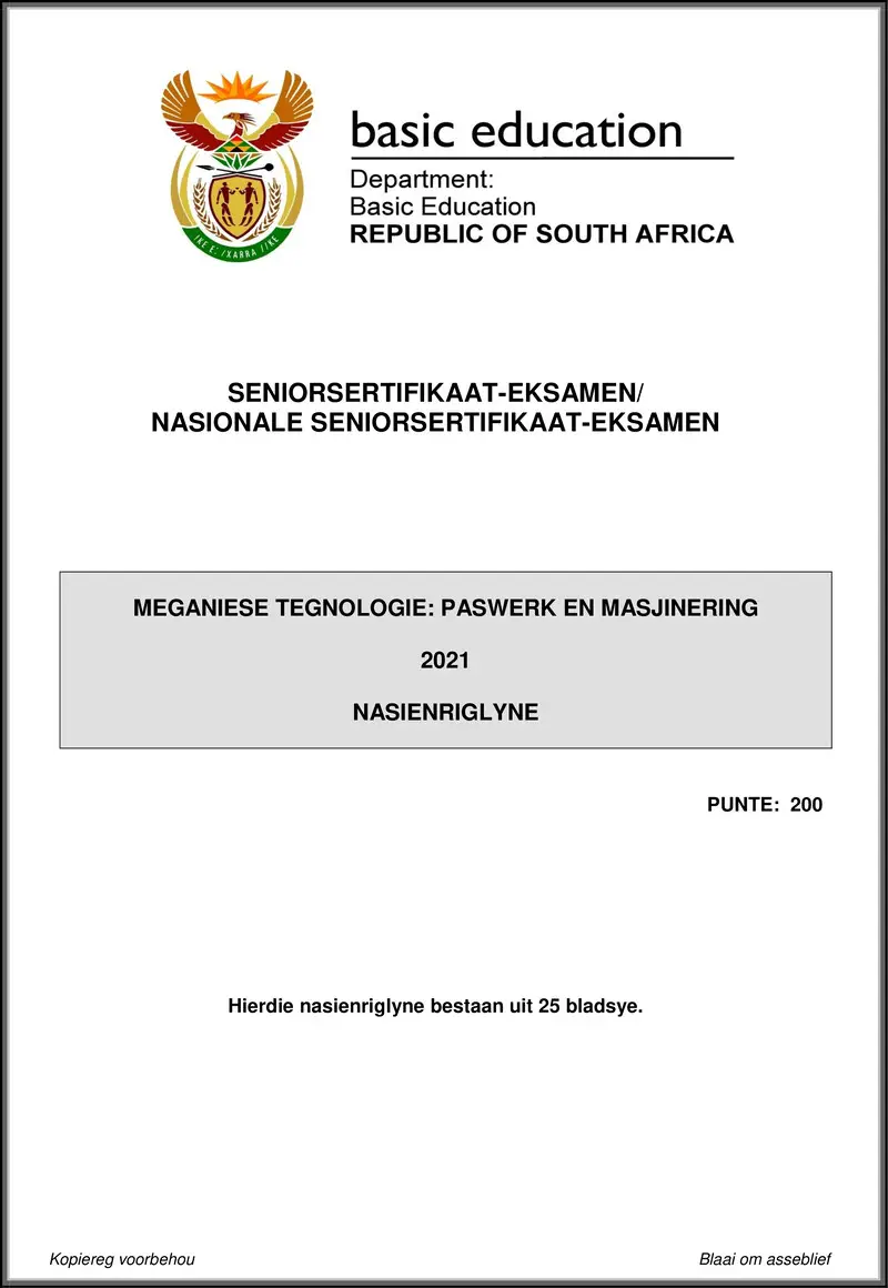 Mechanical Technology May June 2021 Fitting Machining Mg Afr Gr12