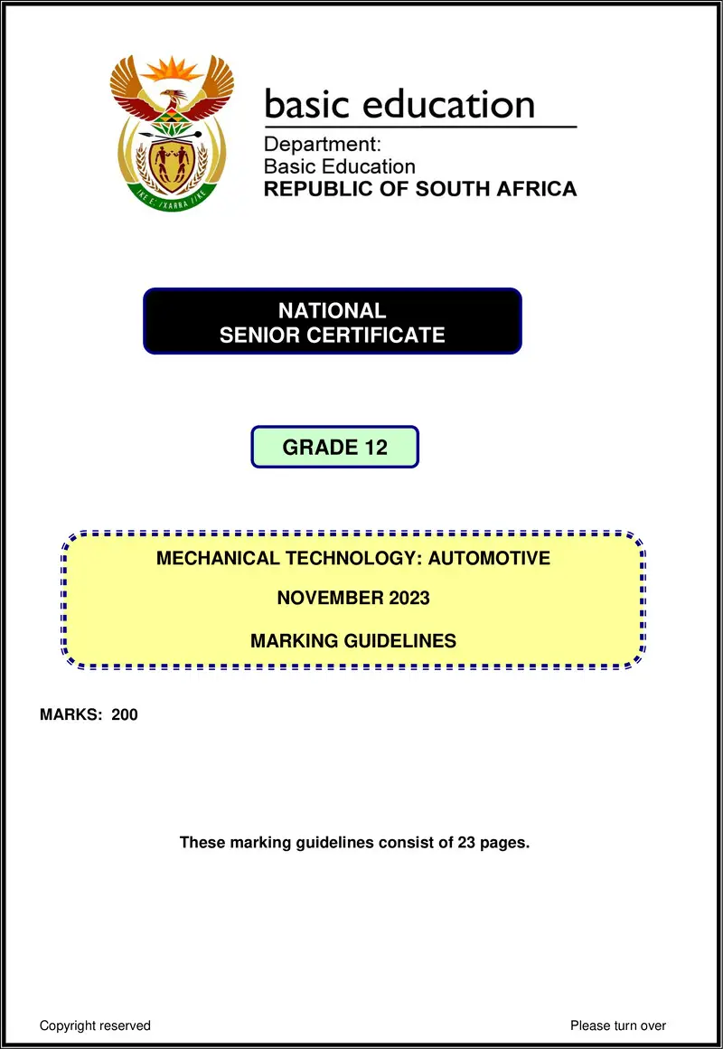Mechanical Technology Nov 2023 Automotive Mg Eng Gr12