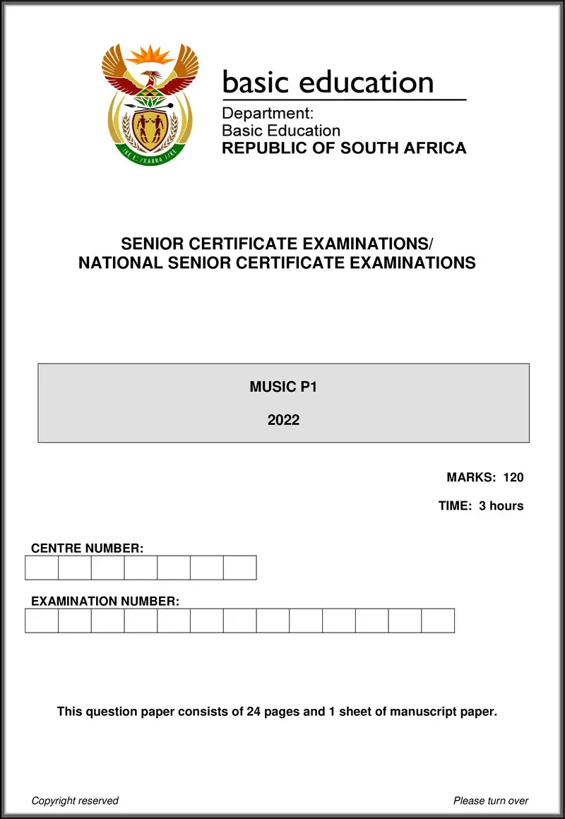 Music P1 May June 2022 Eng Gr12