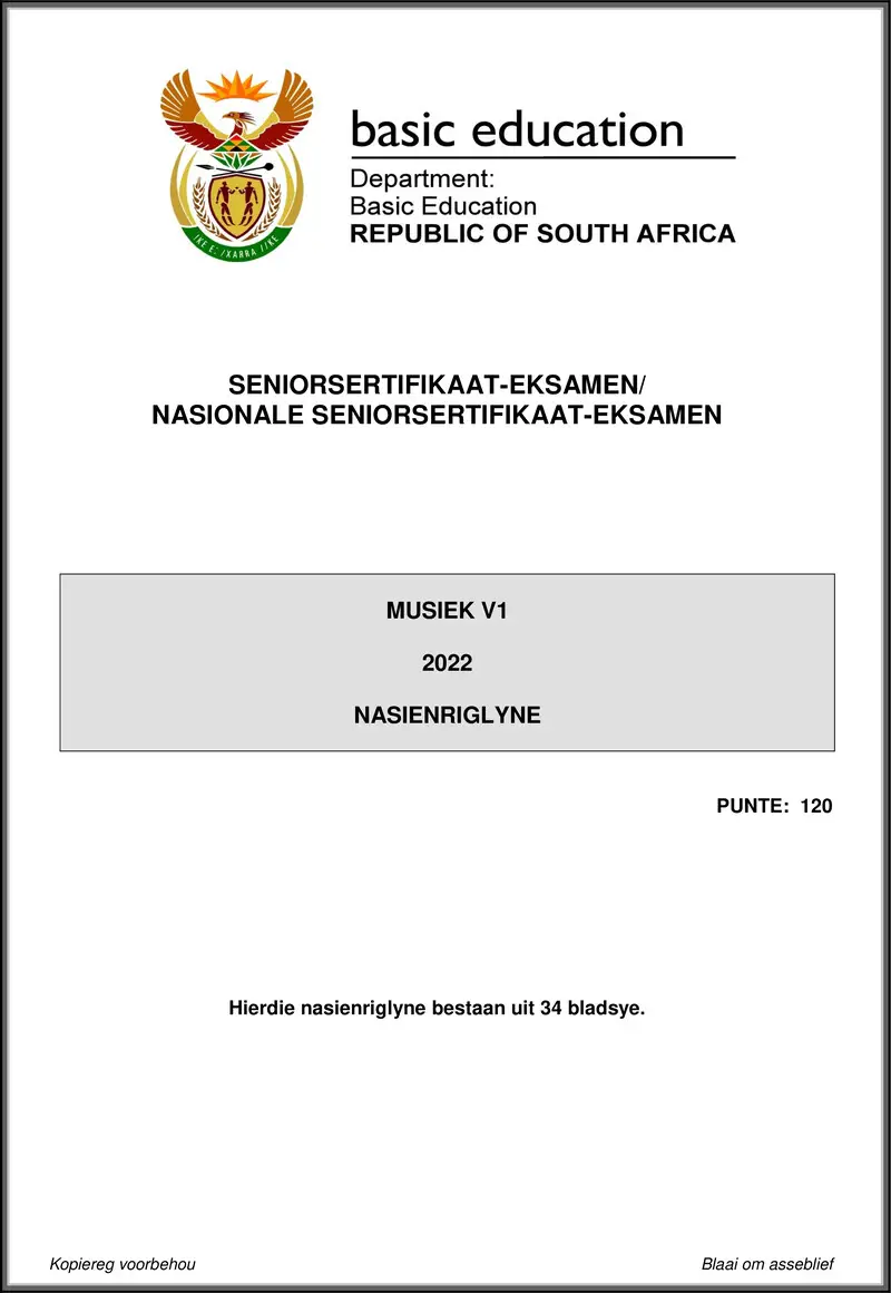 Music P1 May June 2022 Mg Afr Gr12