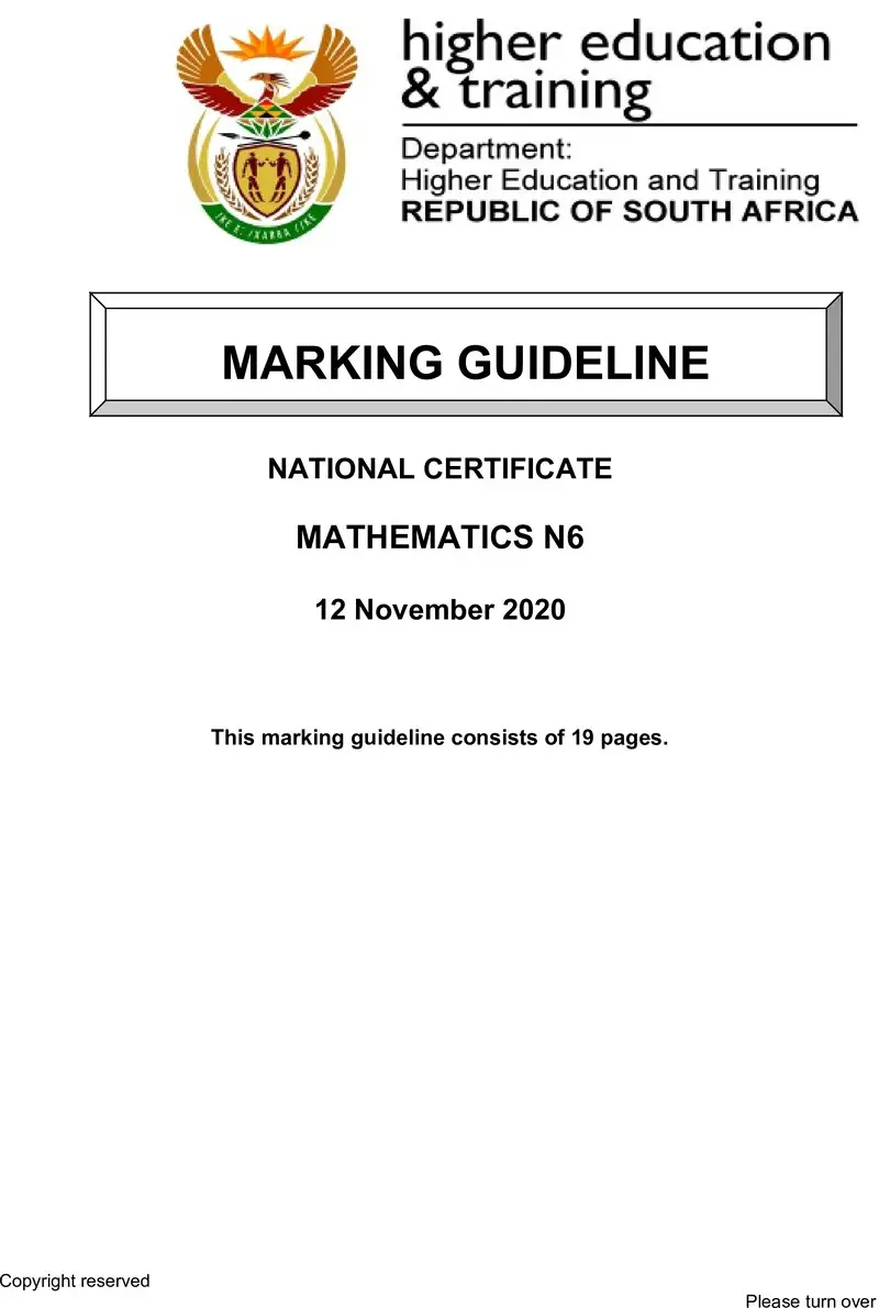 T1040 Mathematics N6 MG 2020 preview
