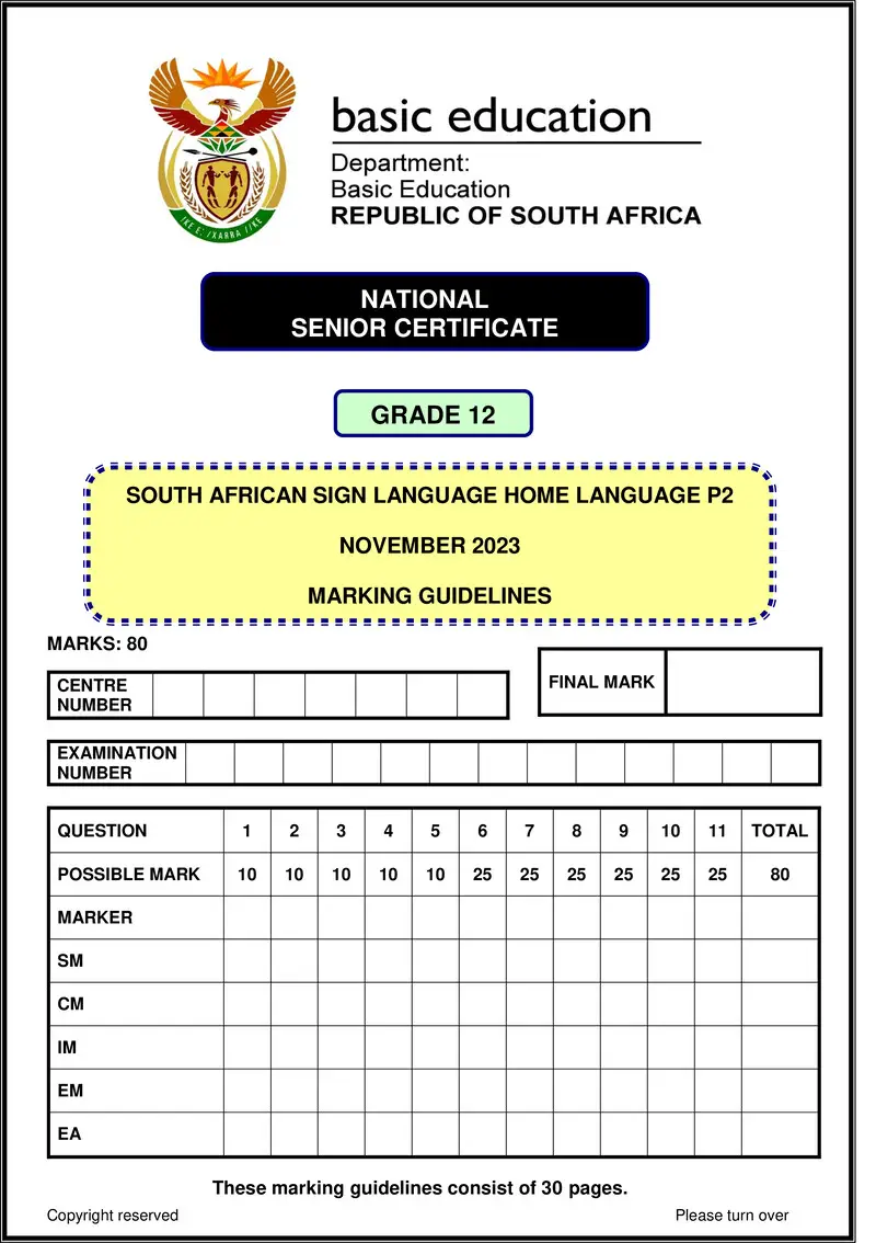 Sasl Hl P2 November 2023 Mg Gr12