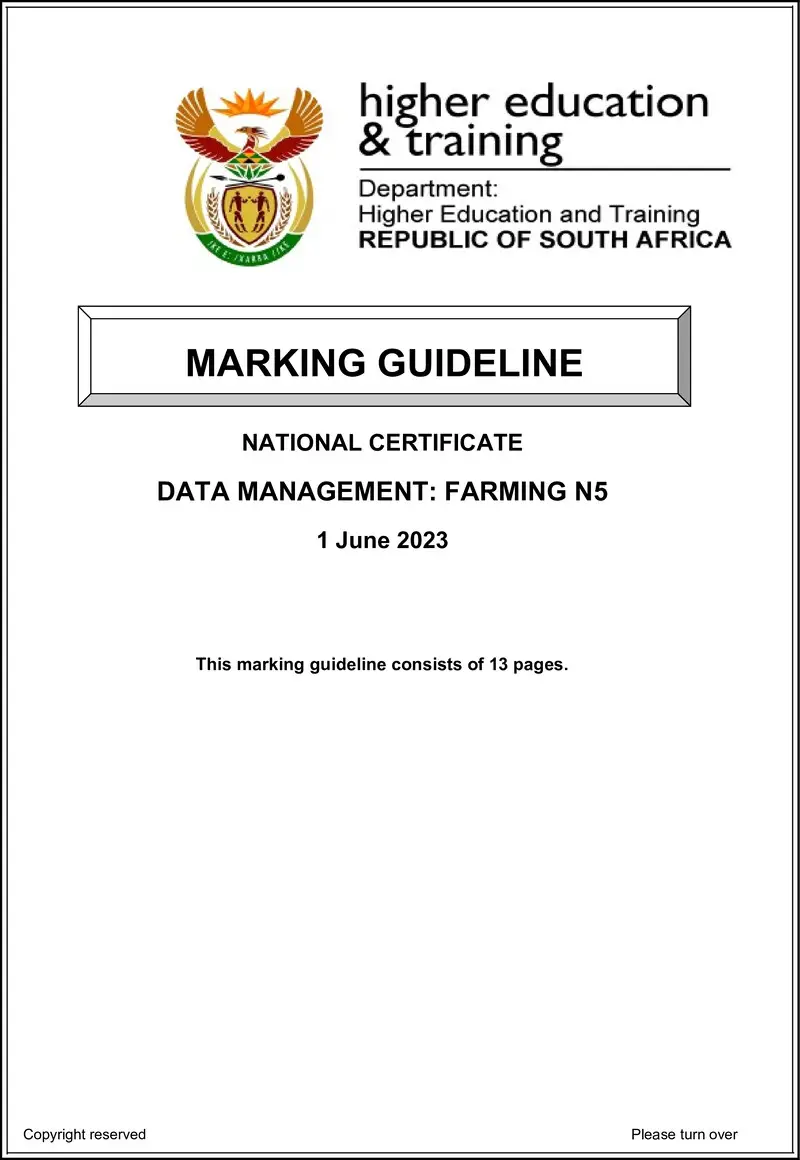 Data Management Farming N5 MEMO Jun 2023 preview