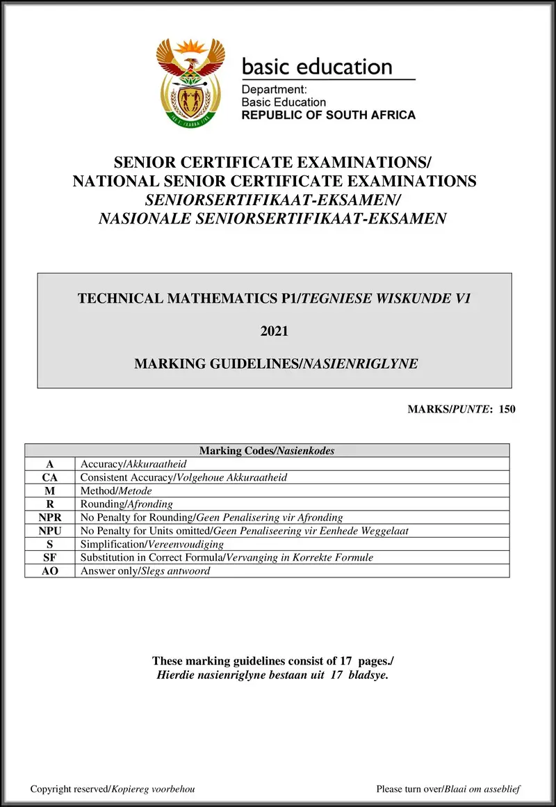 Technical Mathematics P1 May June 2021 Mg Eng Afr Gr12