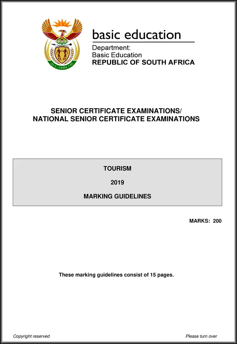 Tourism May June 2019 Memo Eng Gr12