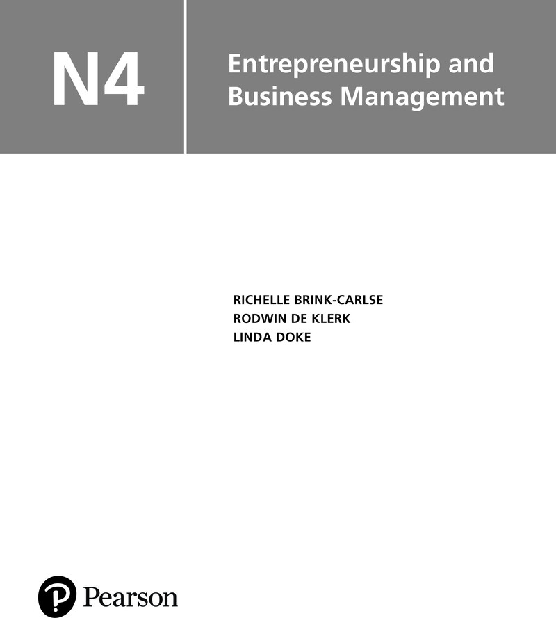 Entrepreneurship And Business Management N4 Dhet Nated 2021 - Study Guide
