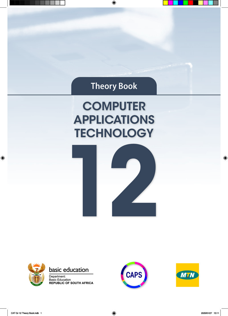 Computer Applications Technology Grade 12 CAPS 2019 - Textbook
