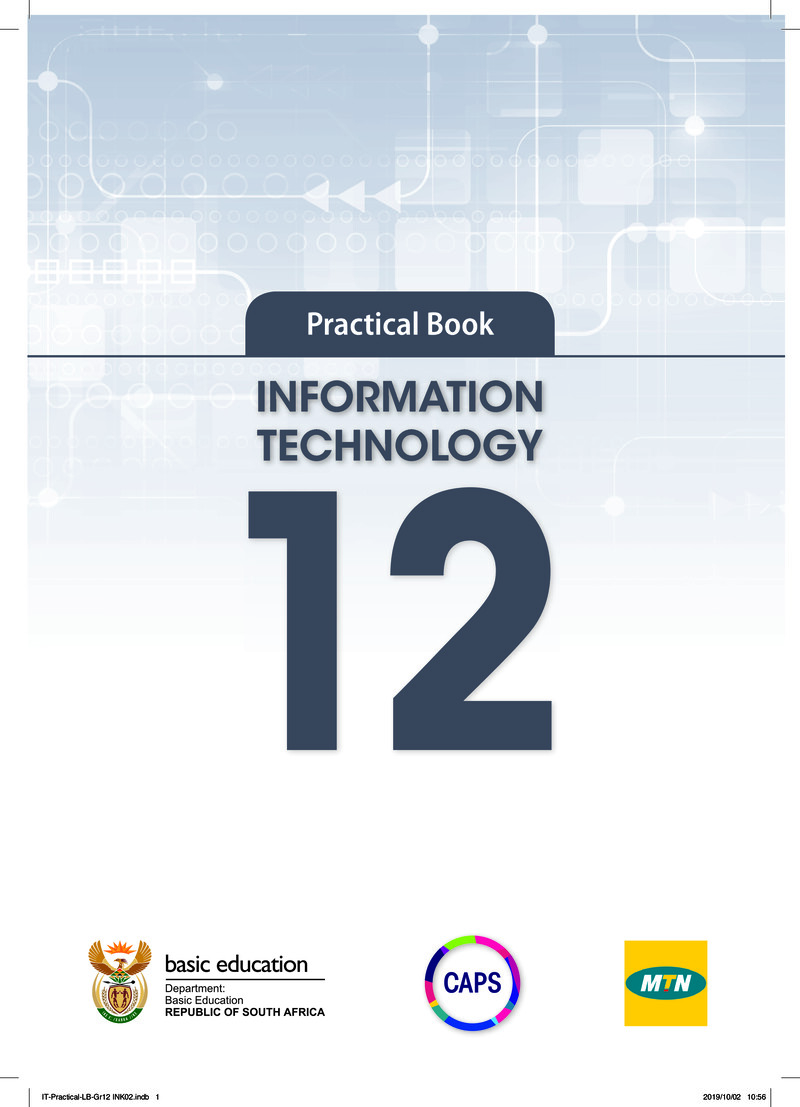 Information Technology Grade 12 CAPS 2019 - Textbook