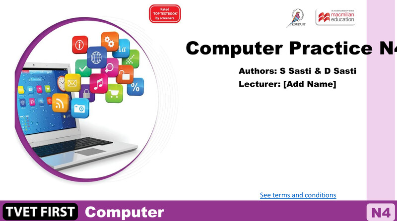 Computer Practice N4 DHET NATED 2023 - Lecturer Guide