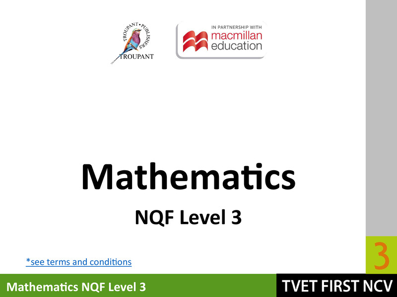Mathematics Level 3 DHET NCV 2023 - Study Guide