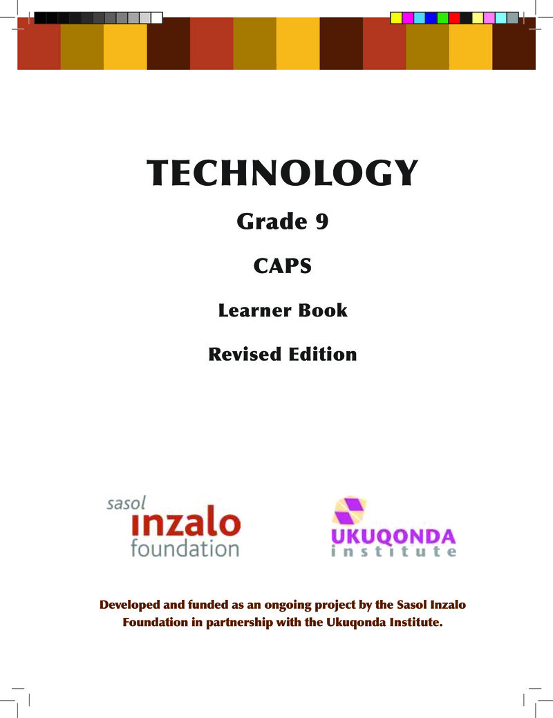Technology Grade 9 CAPS 2017 - Textbook