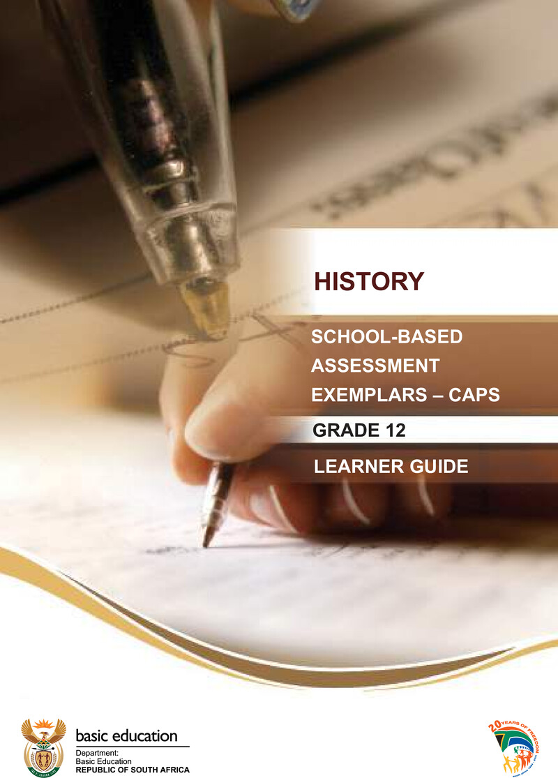 History Grade 12 DBE NSC 2024 - Lecturer Guide