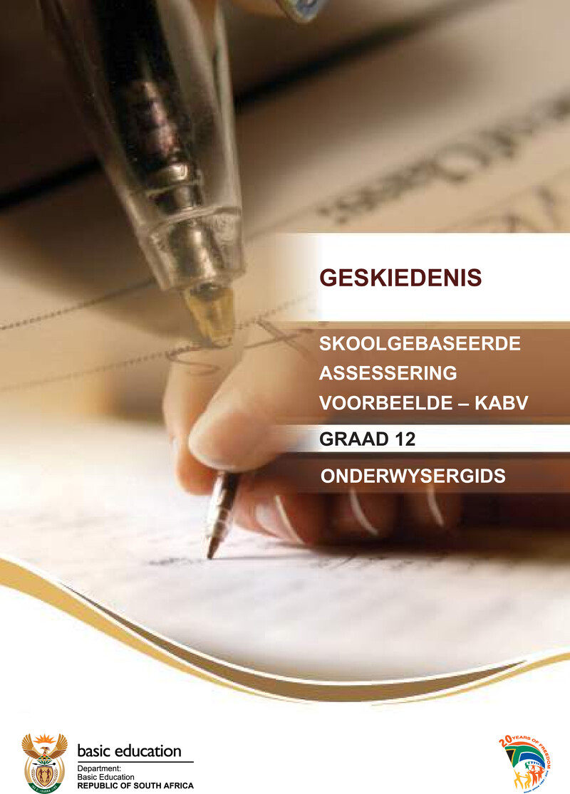 Geskiedenis Grade 12 DBE NSC 2023 - Teacher Guide