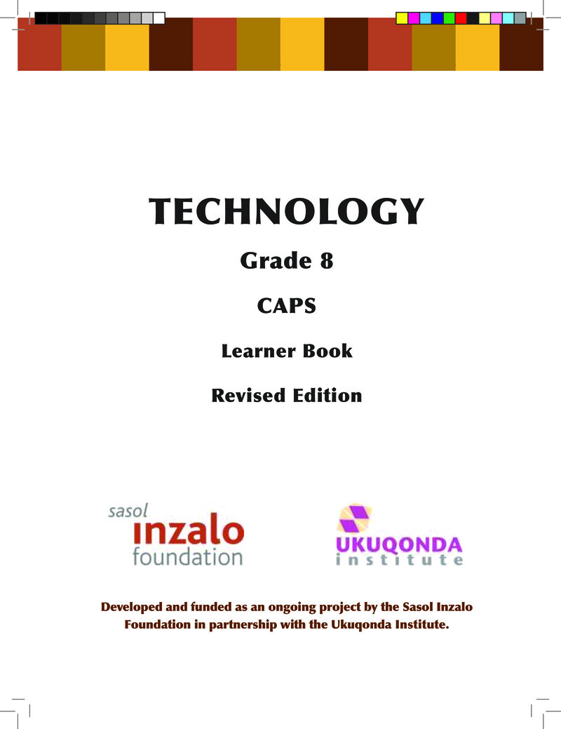 Technology Grade 8 CAPS 2017 - Textbook