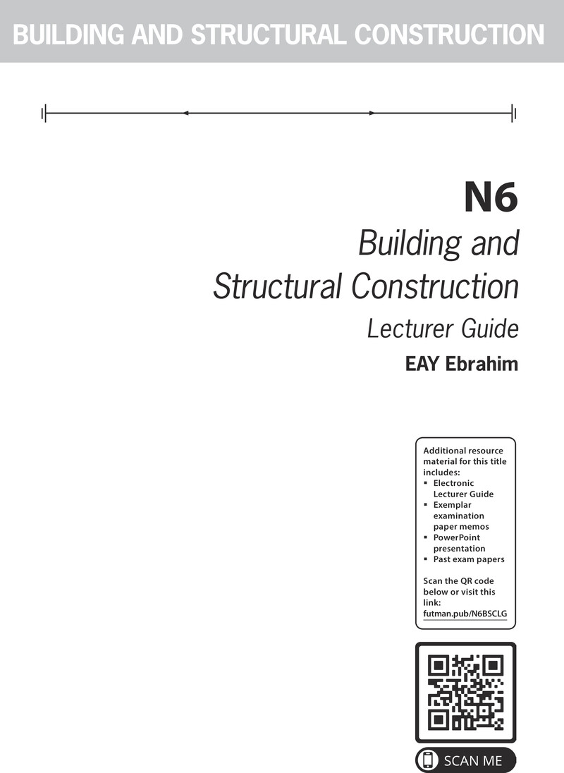 Building and Structural Construction N6 NATED 2023 - Lecturer Guide
