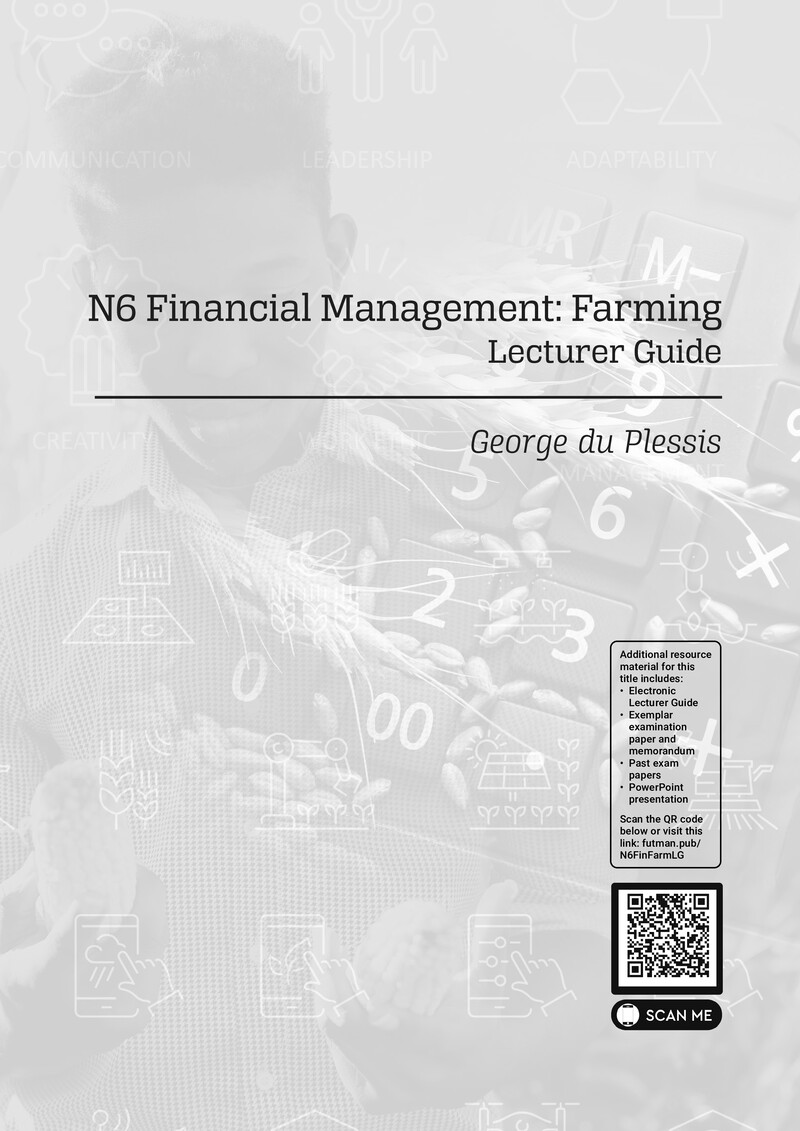 Financial Management: Farming N6 DHET NATED 2024 - Lecturer Guide