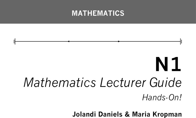 Mathematics N1 NATED 2014 - Lecturer Guide