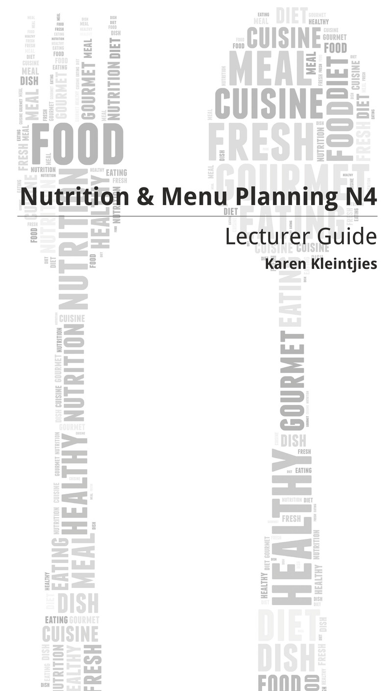 Nutrition & Menu Planning N4 NATED 2017 - Lecturer Guide
