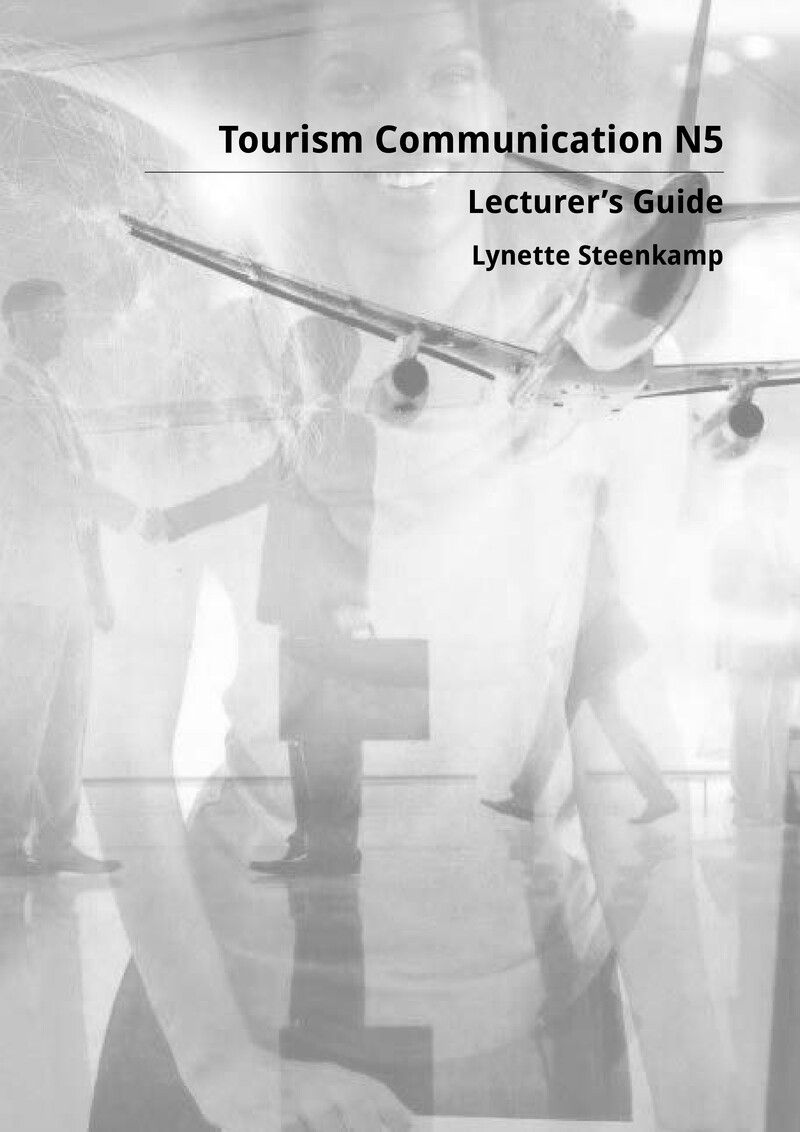 Tourism Communication N5 DHET NATED 2015 - Lecturer Guide