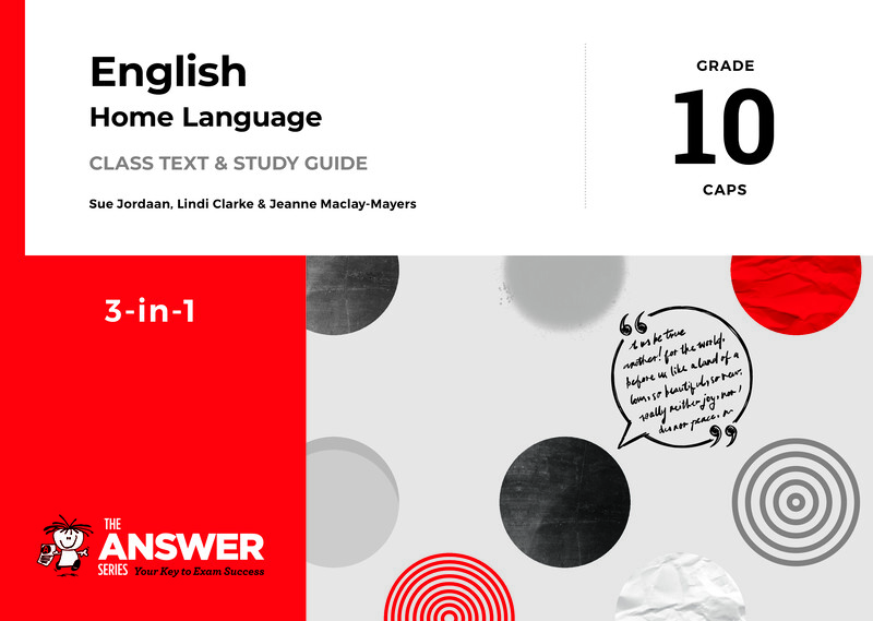 English Home Language Grade 10 CAPS 2012 - Study Guide