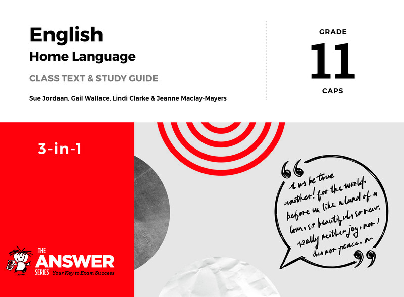 English Home Language Grade 11 CAPS 2018 - Textbook