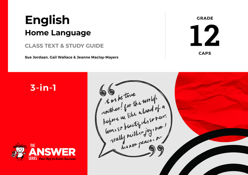 English Home Language Grade 12 Caps 2015 - Study Guide