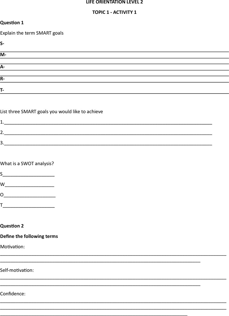 Life Orientation Level 2 DBE Caps 2023 - Study Guide
