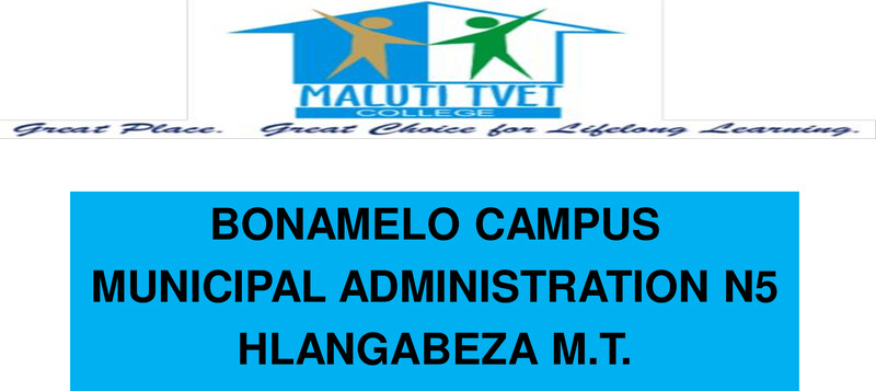 Municipal Administration N5 NATED 2023 - Study Guide