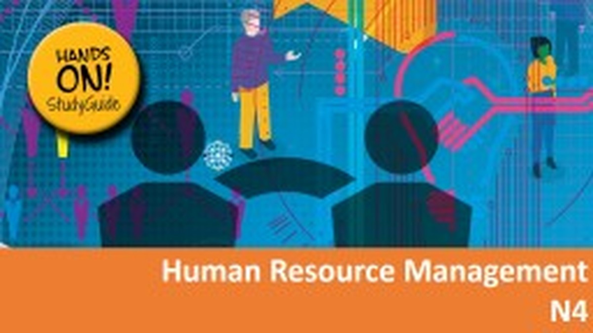 Human Resource Management N4 Nated 2023 - Study Guide