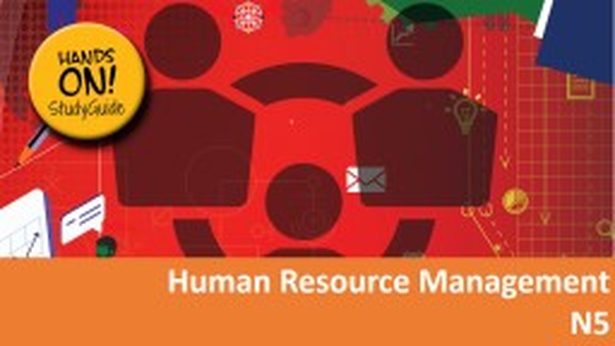 Human Resource Management N5 Nated 2023 - Study Guide