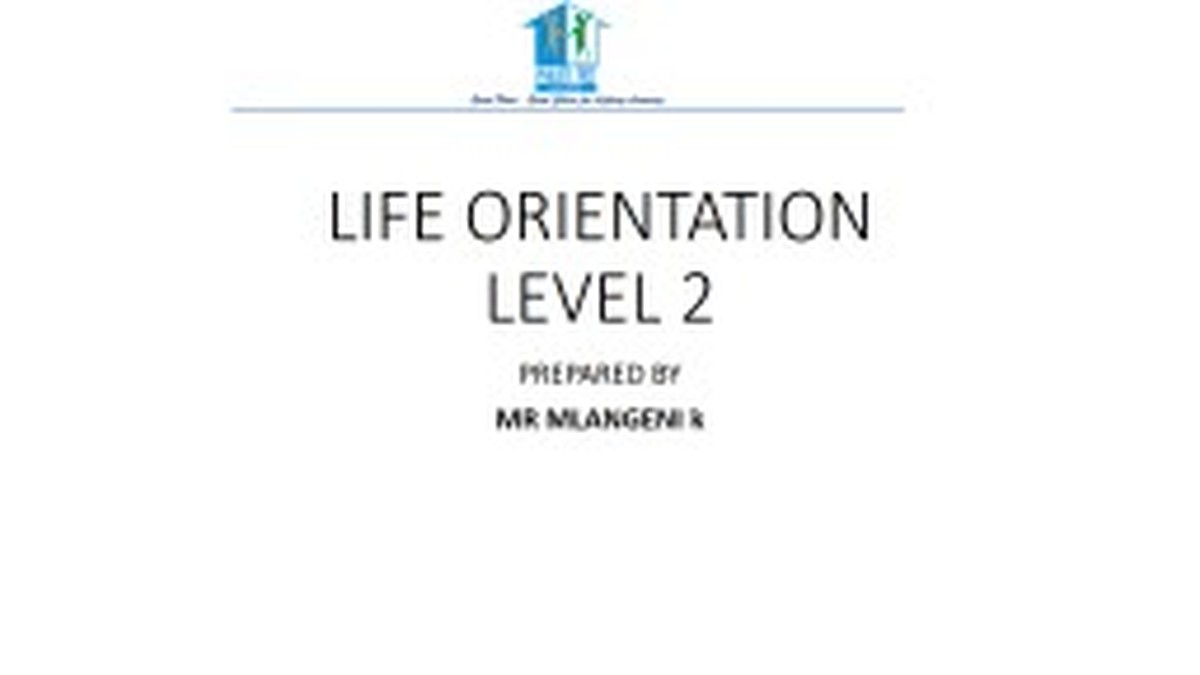 Fire Safety Measures Level 2 DHET NCV 2023 - Lecturer Guide