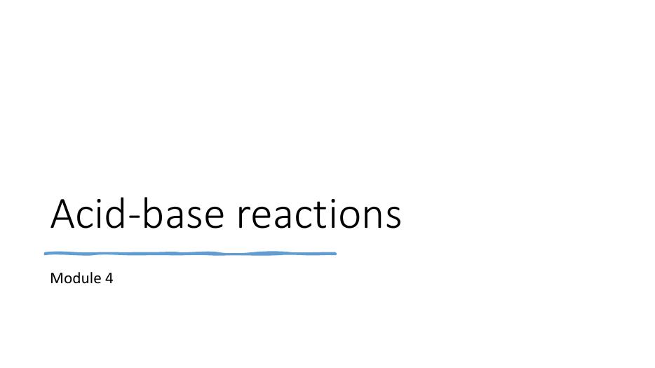 Acids And Bases