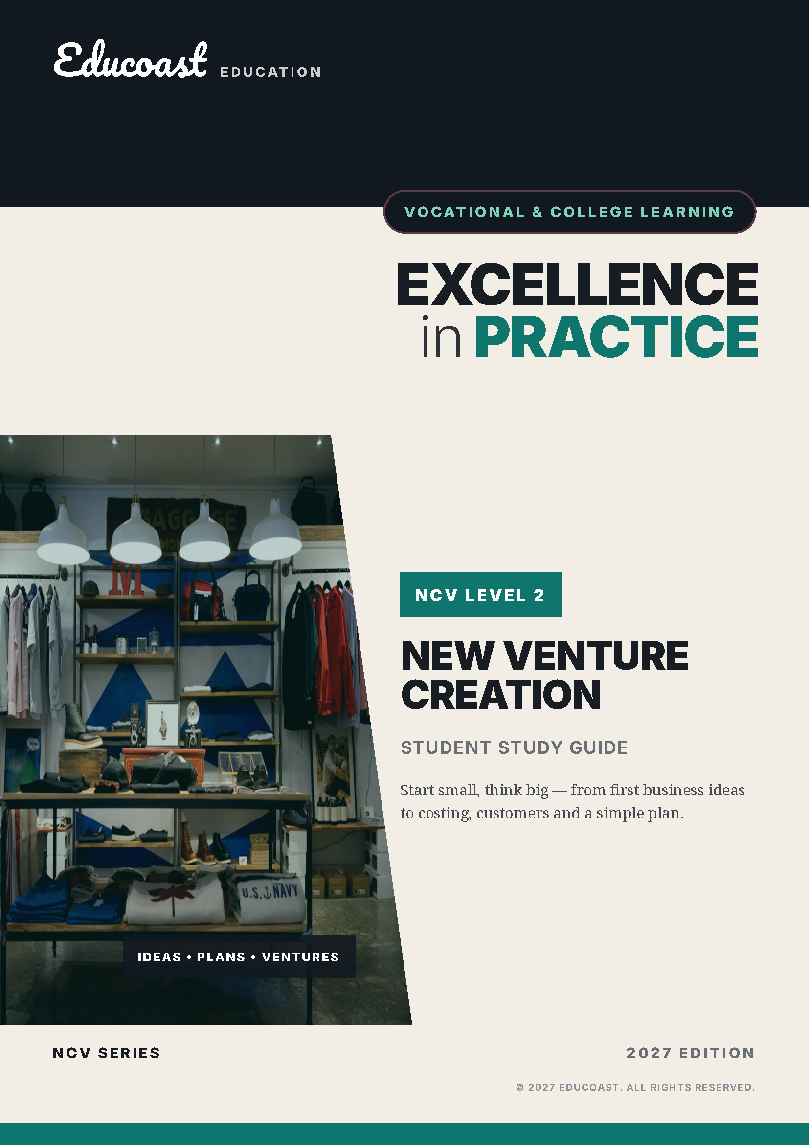New Venture Creation NCV Level 2 (2027)
