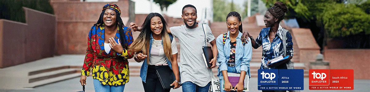 Vodacom Merit Bursary Programme promotional graphic for 2026 student bursary applications