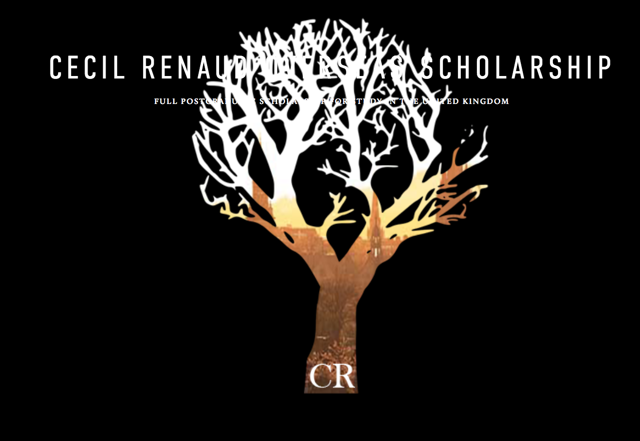 Cecil Renaud Overseas Scholarship 2027 for South African Students