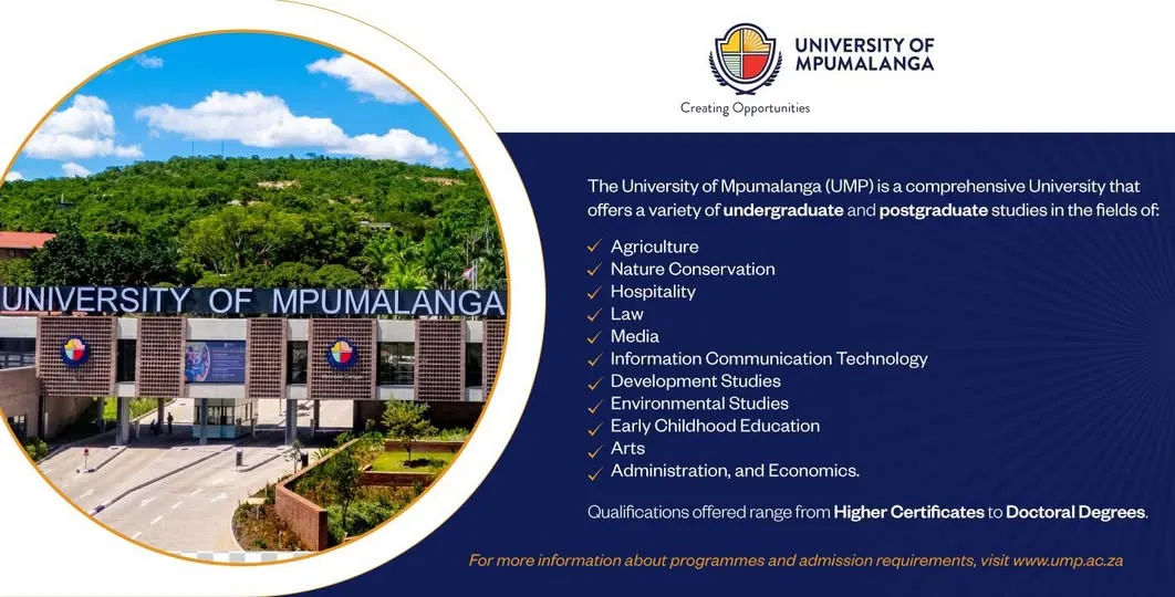 Image for University of Mpumalanga (UMP) 2026 Registration and Application Guide