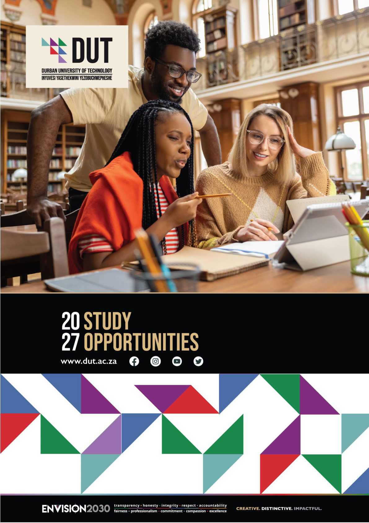 Durban University of Technology 2027 Undergraduate Prospectus cover