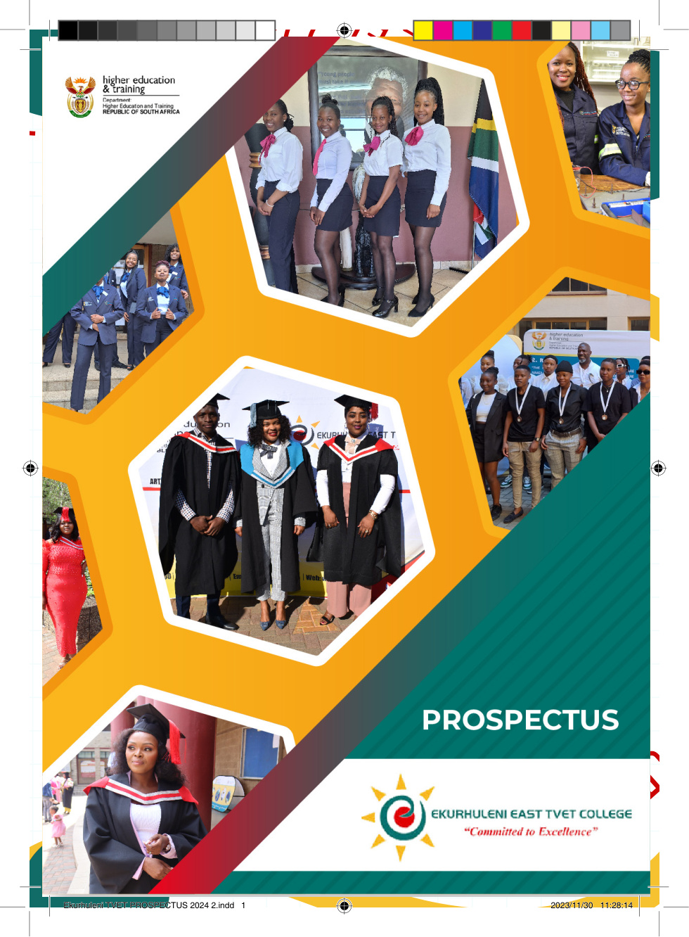 Ekurhuleni East TVET College 2024 General Prospectus cover