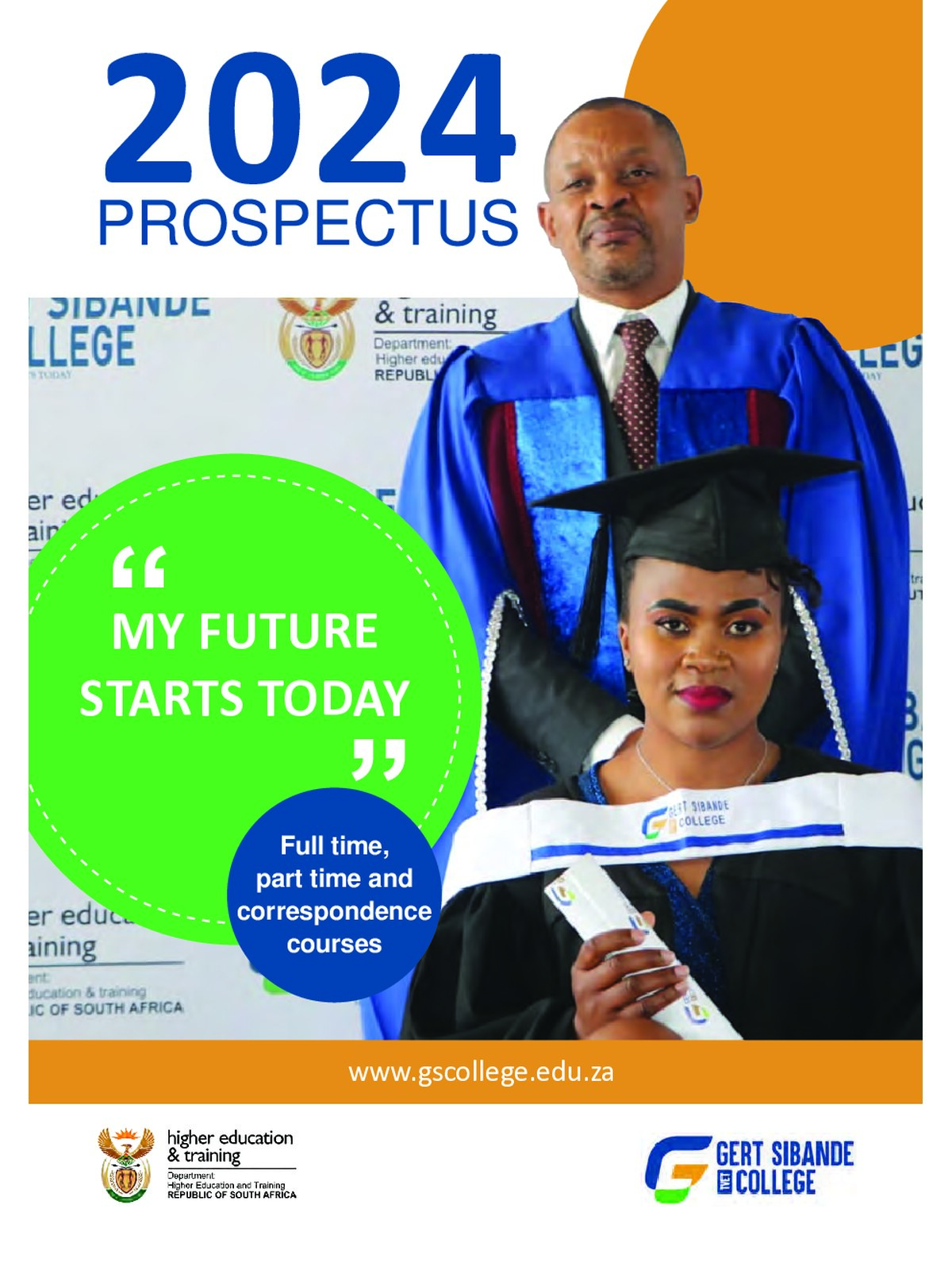 Gert Sibande TVET College 2024 Prospectus cover