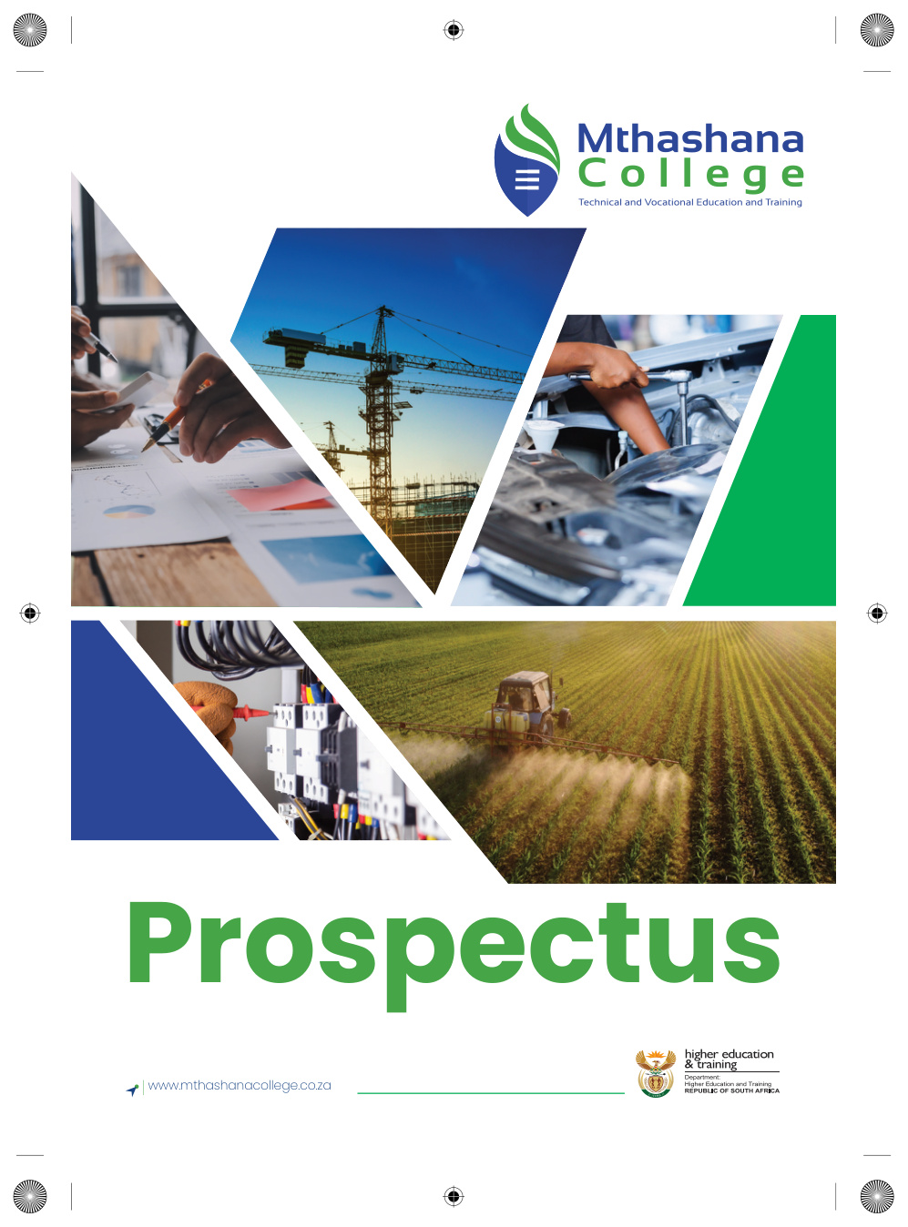 Mthashana TVET College 2026 General Prospectus cover