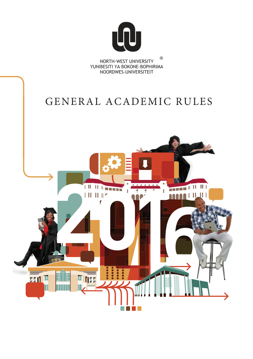 North-West University 2016 Undergraduate Prospectus cover