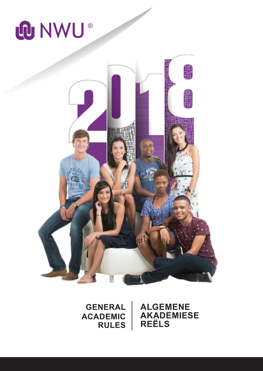 North-West University 2018 General Prospectus cover