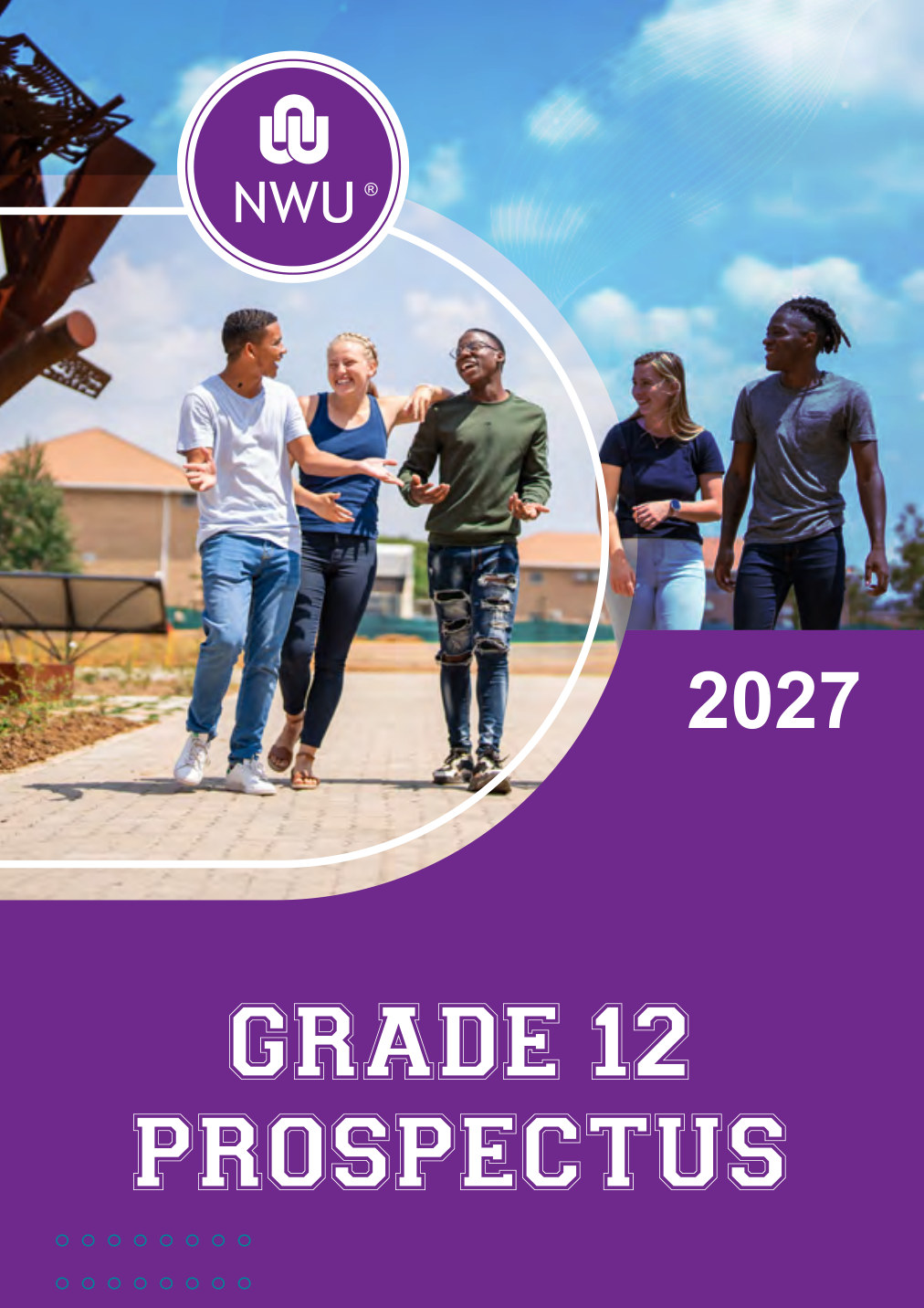North-West University 2027 Grade 12 Prospectus cover