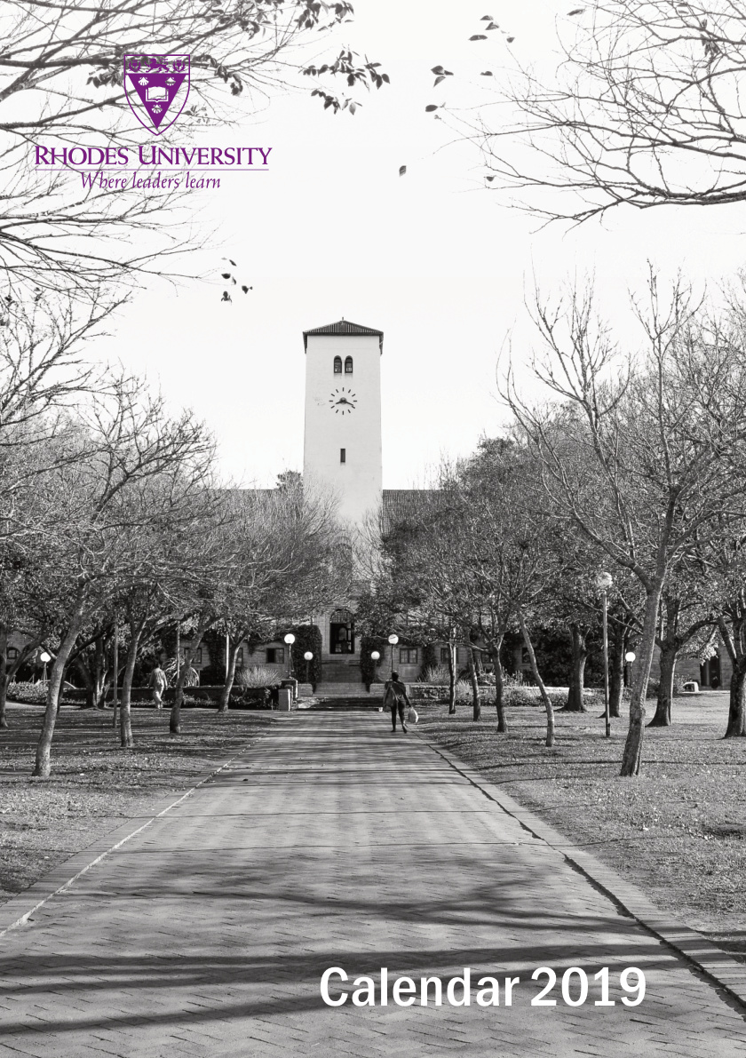 Rhodes University 2019 General Prospectus cover