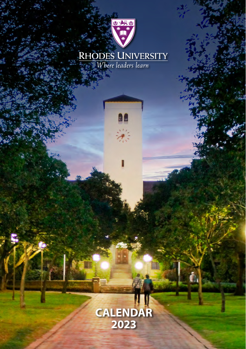 Rhodes University 2023 General Prospectus cover