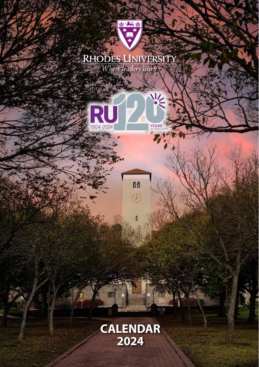 Rhodes University 2024 Undergraduate Prospectus cover
