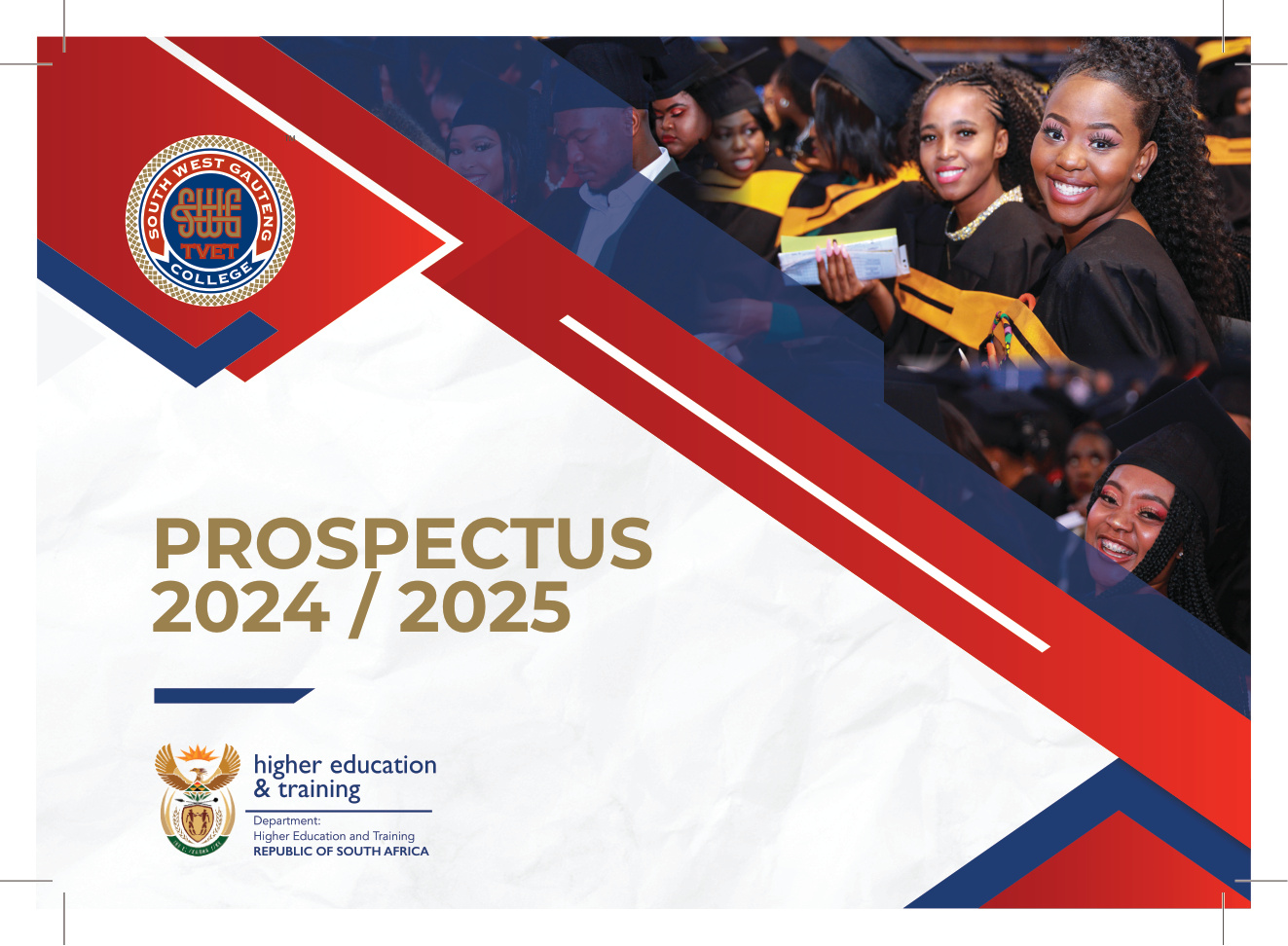 South West Gauteng TVET College 2024 General Prospectus cover