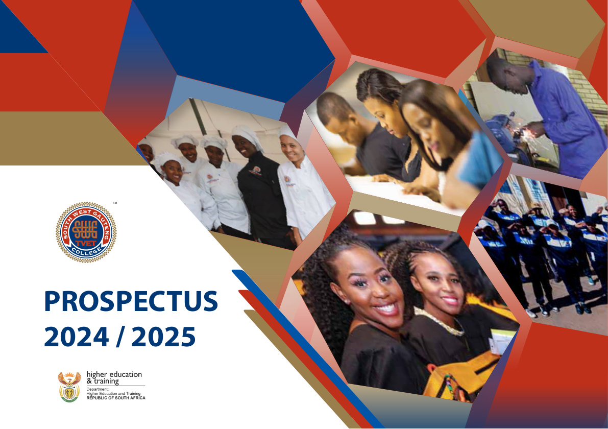 South West Gauteng TVET College 2025 General Prospectus cover