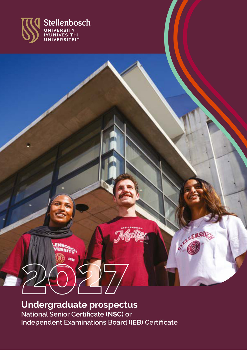Stellenbosch University 2027 Admissions Booklet cover