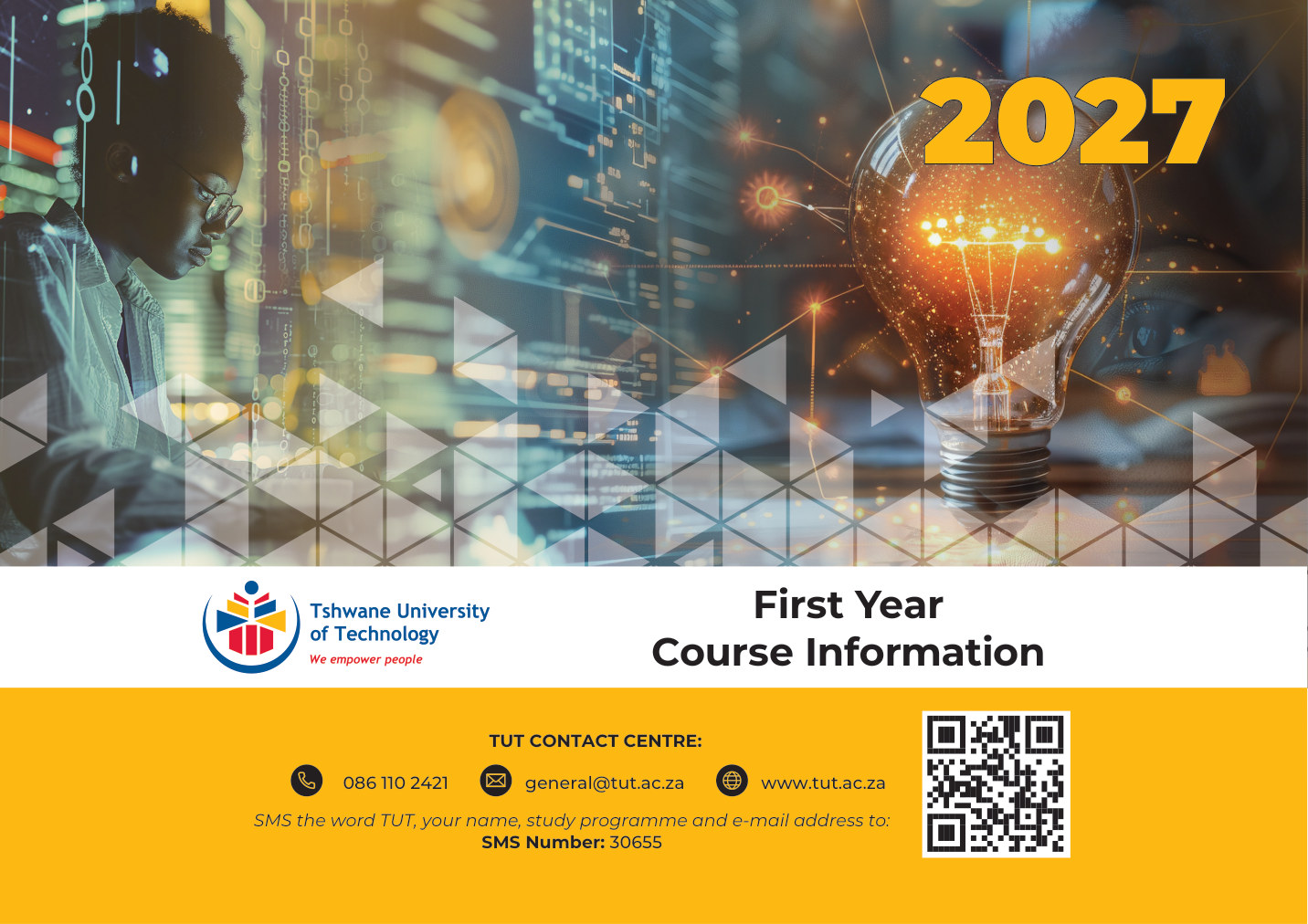 Tshwane University of Technology 2027 First-Year Course Information cover